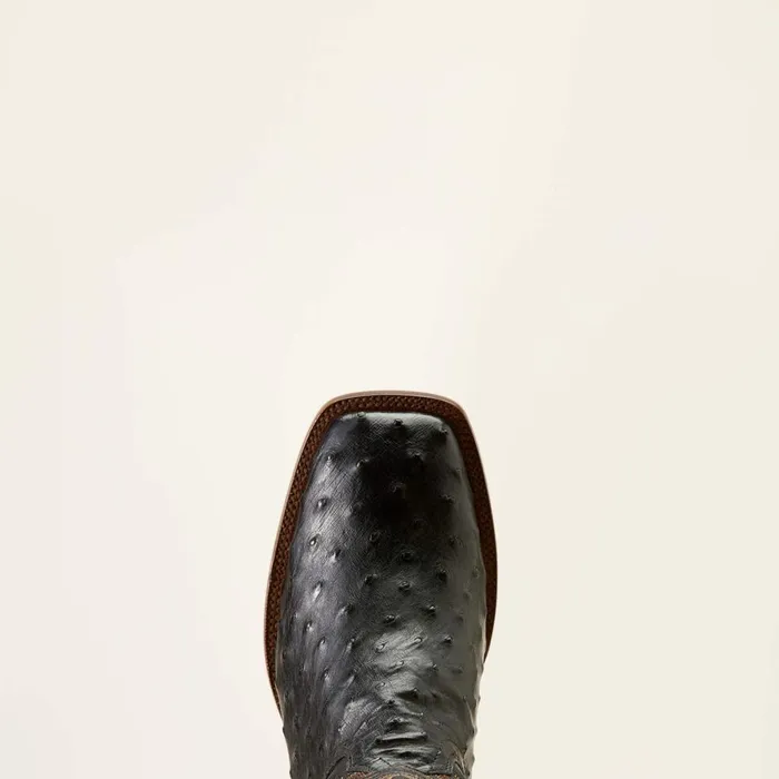 Bench Made Bassett Western Boot Black Full Quill Ostrich Men Ariat Western Boots Bench Made Bassett Western Boot Black Full Quill Ostrich Men Ariat Western Boots