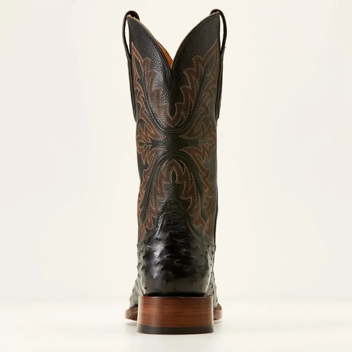 Bench Made Bassett Western Boot Black Full Quill Ostrich Men Ariat Western Boots Bench Made Bassett Western Boot Black Full Quill Ostrich Men Ariat Western Boots