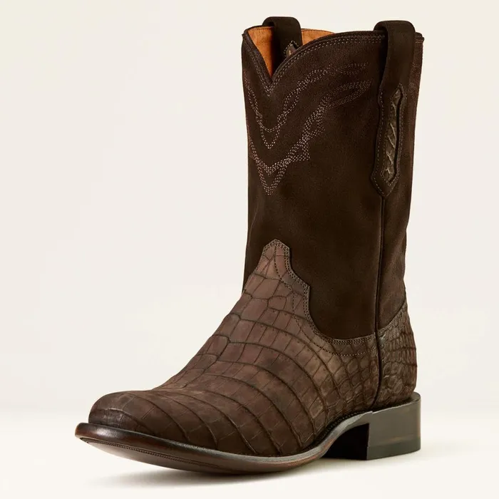 Bench Made Clanton Western Boot Matte Chocolate Nile Crocdark Chocolate Men Ariat Western Boots Bench Made Clanton Western Boot Matte Chocolate Nile Crocdark Chocolate Men Ariat Western Boots