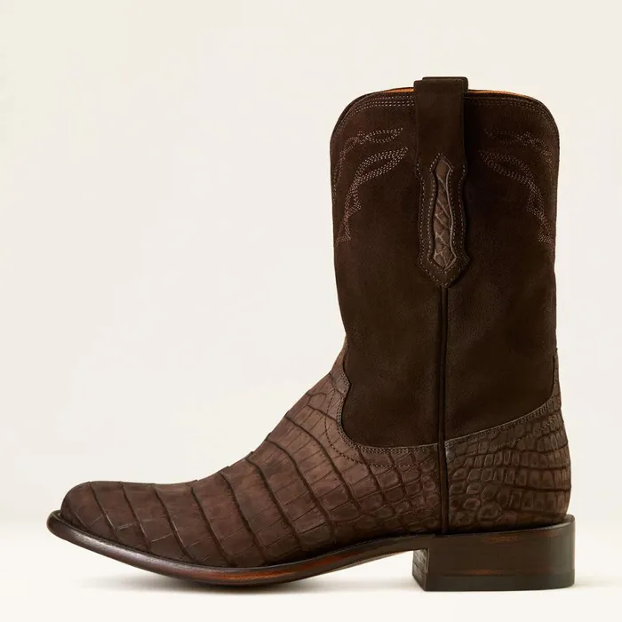 Bench Made Clanton Western Boot Matte Chocolate Nile Crocdark Chocolate Men Ariat Western Boots Bench Made Clanton Western Boot Matte Chocolate Nile Crocdark Chocolate Men Ariat Western Boots