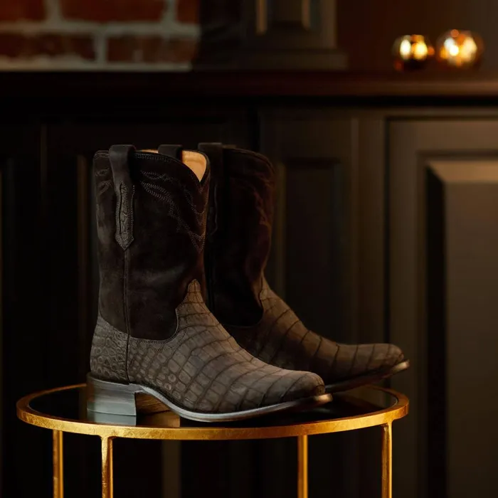 Bench Made Clanton Western Boot Matte Chocolate Nile Crocdark Chocolate Men Ariat Western Boots Bench Made Clanton Western Boot Matte Chocolate Nile Crocdark Chocolate Men Ariat Western Boots