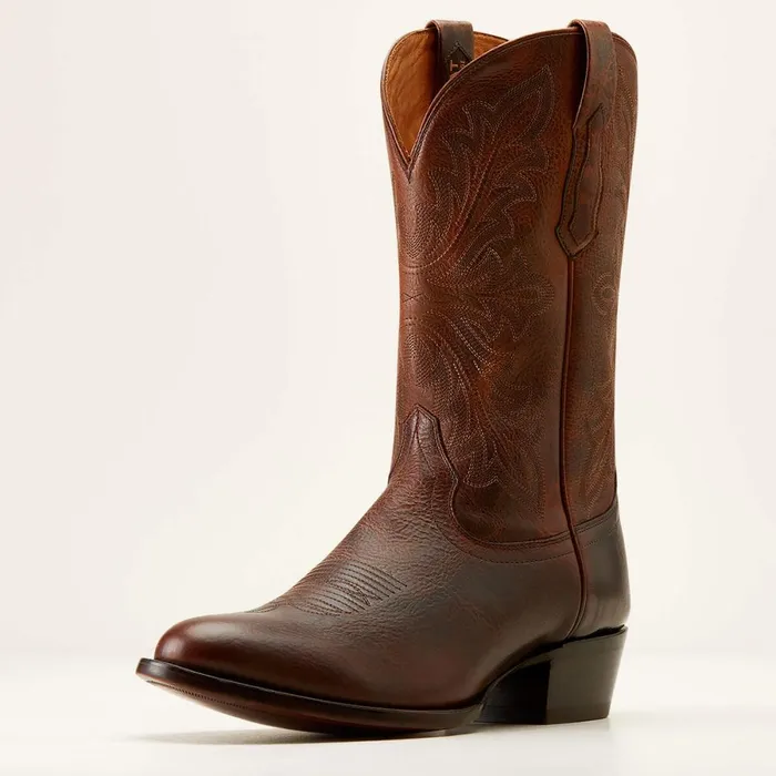 Bench Made James Western Boot Saddle Brown Bison Men Ariat Western Boots