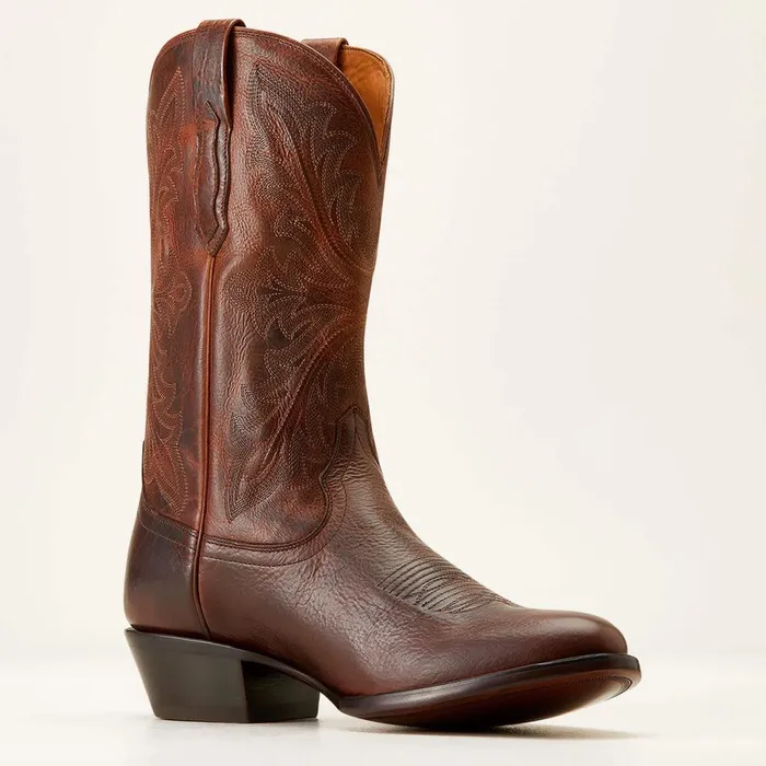 Bench Made James Western Boot Saddle Brown Bison Men Ariat Western Boots