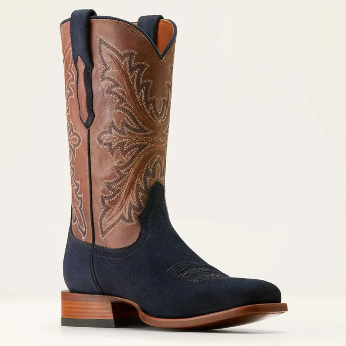 Bench Made Stilwell Western Boot Oiled Navy Roughout Men Ariat Western Boots Bench Made Stilwell Western Boot Oiled Navy Roughout Men Ariat Western Boots