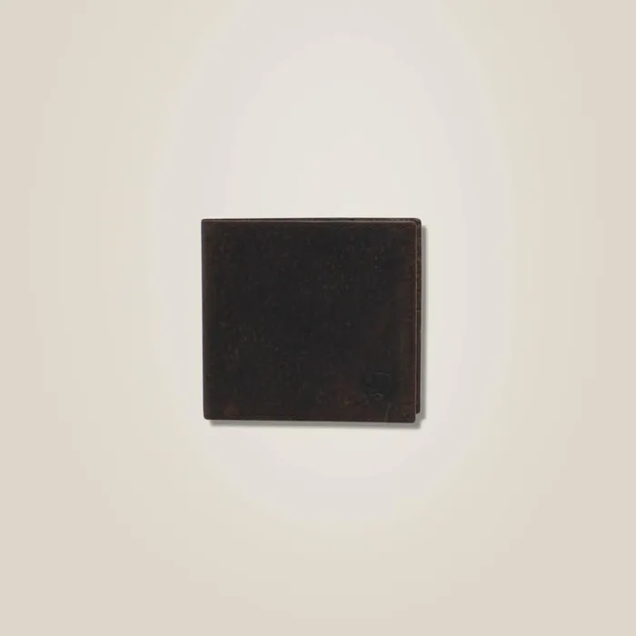 Bifold Wallet Logo Brown Rowdy Men Ariat Bags and Wallets