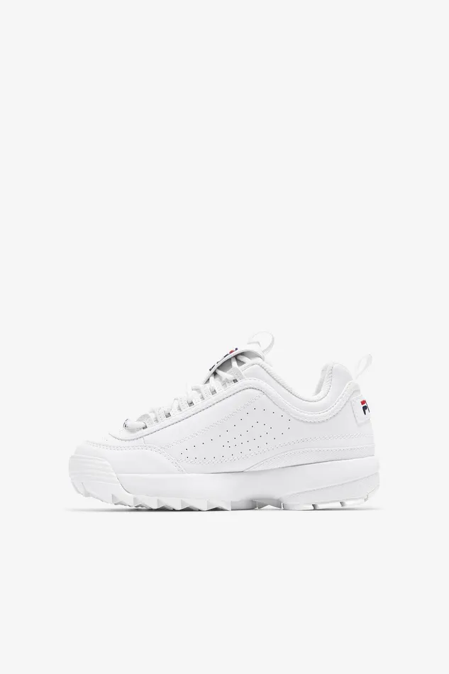 Big Kids 357 Kids Fila Kids039 Disruptor 2 111 White Peacoat Red