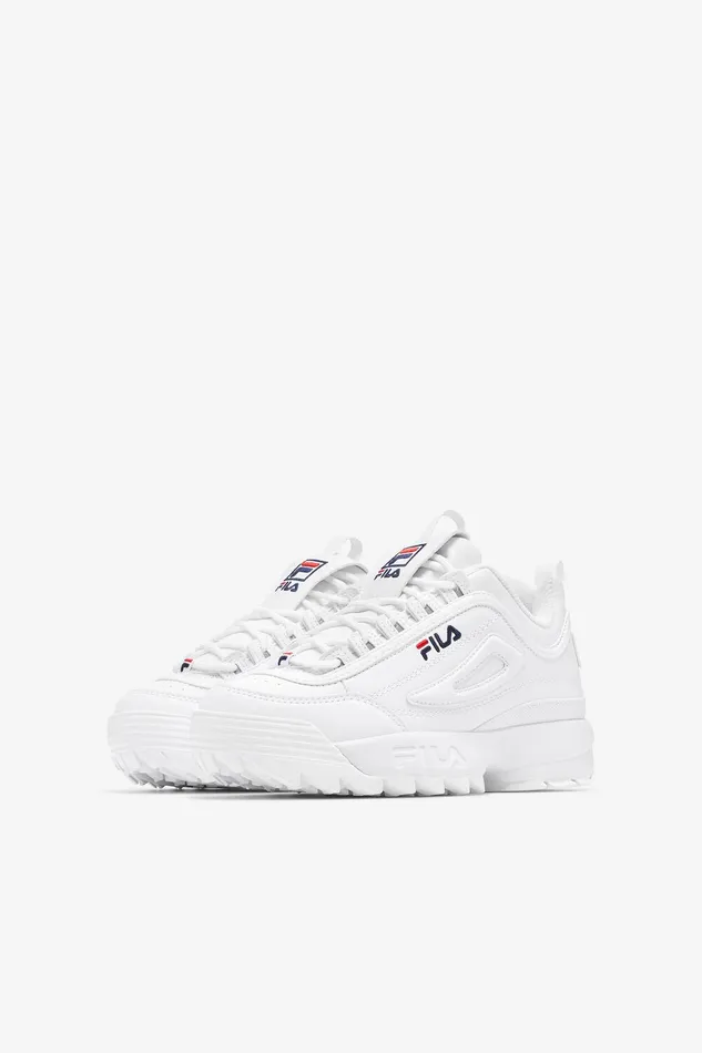 Big Kids 357 Kids Fila Kids039 Disruptor 2 111 White Peacoat Red