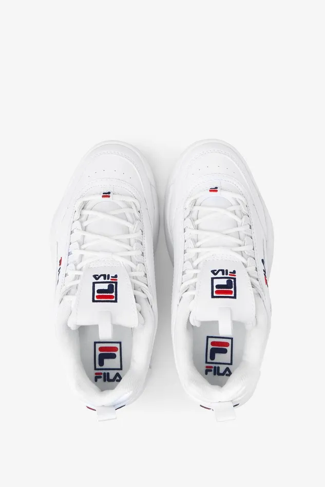 Big Kids 357 Kids Fila Kids039 Disruptor 2 111 White Peacoat Red