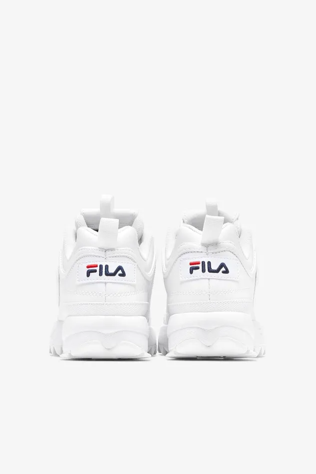 Big Kids 357 Kids Fila Kids039 Disruptor 2 111 White Peacoat Red