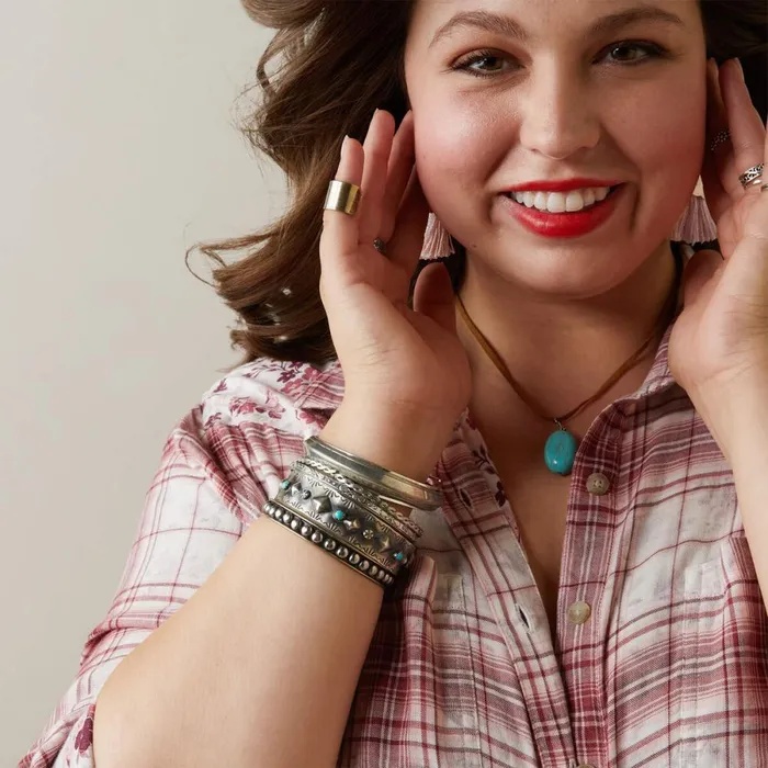 Billie Jean Shirt Willa Plaid Floral Women Ariat TShirts and Tops Billie Jean Shirt Willa Plaid Floral Women Ariat TShirts and Tops