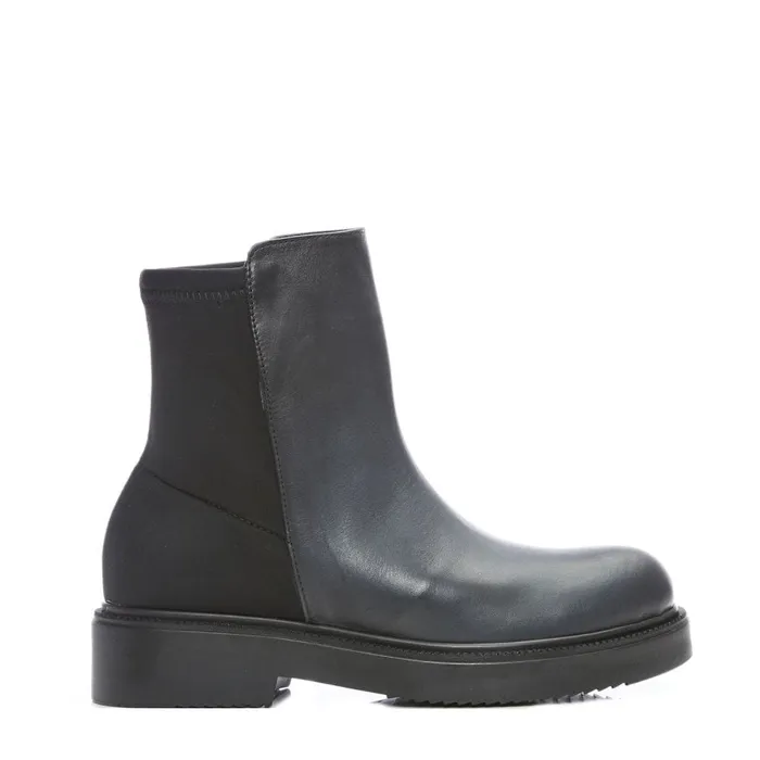 Black Boots Women Moda In Pelle Bsoleful B City Black Leather