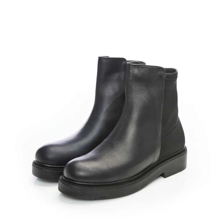 Black Boots Women Moda In Pelle Bsoleful B City Black Leather