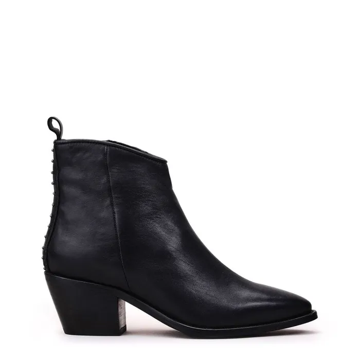 Black Boots Women Moda In Pelle Maevie Black Leather