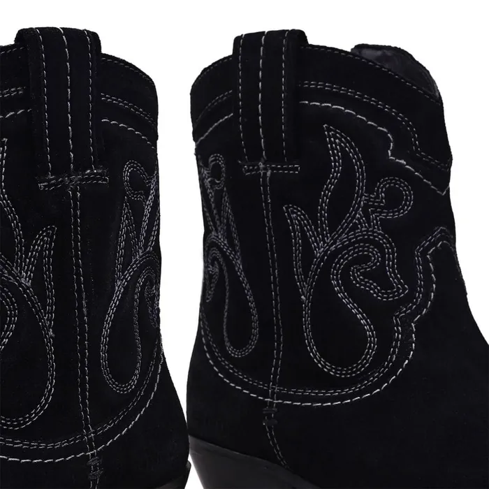 Black Boots Women Moda In Pelle Shoon Sh Linus Black Suede