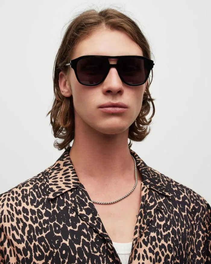 Blaze Sunglasses Gloss Black Women AllSaints Accessories
