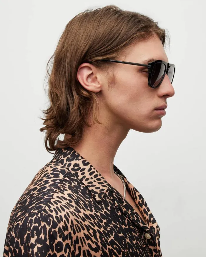 Blaze Sunglasses Gloss Black Women AllSaints Accessories