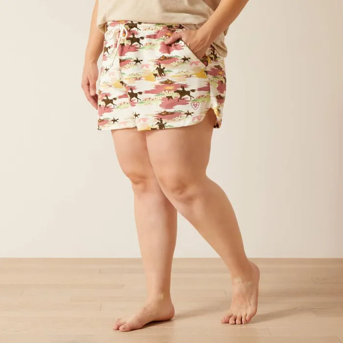 Blushing Short Hawaiian Print Women Ariat Pants and Shorts Blushing Short Hawaiian Print Women Ariat Pants and Shorts