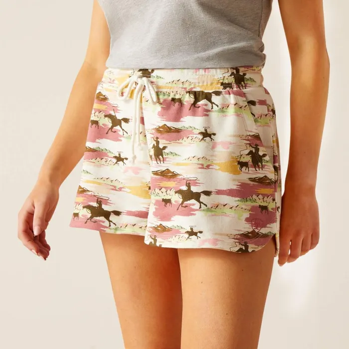 Blushing Short Hawaiian Print Women Ariat Pants and Shorts Blushing Short Hawaiian Print Women Ariat Pants and Shorts