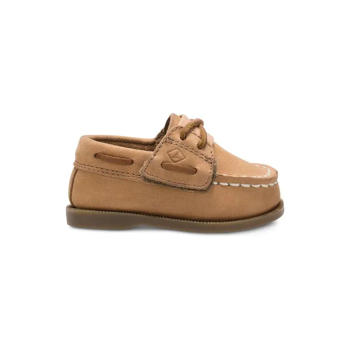 Boat Shoes Kids Sperry Little Kid039s Authentic Original Crib Hook and Loop Boat Shoe Sahara