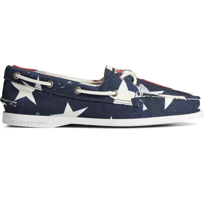 Boat Shoes Men Sperry Authentic Original Americana Boat Shoe Redwhiteblue