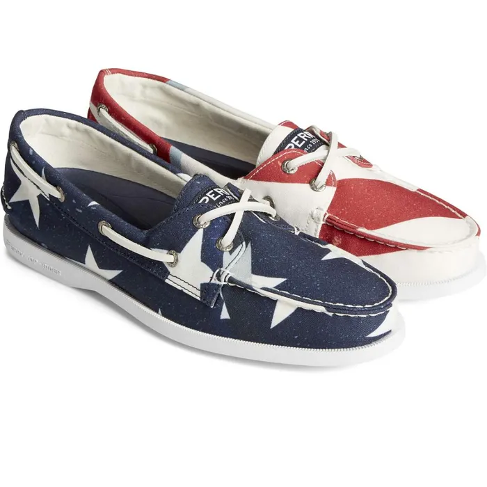 Boat Shoes Men Sperry Authentic Original Americana Boat Shoe Redwhiteblue Boat Shoes Men Sperry Authentic Original Americana Boat Shoe Redwhiteblue