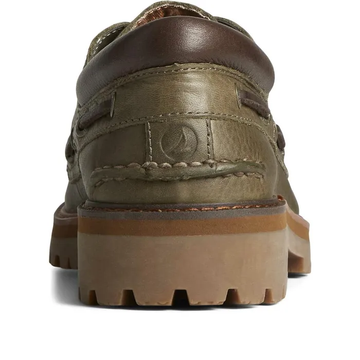 Boat Shoes Men Sperry Authentic Original Lug 3Eye Boat Shoe Olive Boat Shoes Men Sperry Authentic Original Lug 3Eye Boat Shoe Olive
