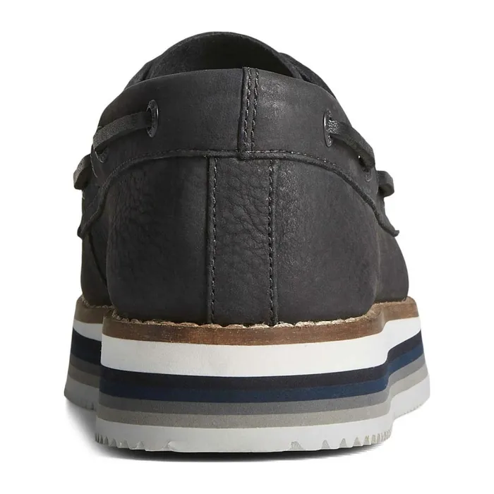 Boat Shoes Women Sperry Authentic Original Stacked Boat Shoe Black Boat Shoes Women Sperry Authentic Original Stacked Boat Shoe Black
