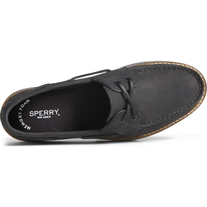 Boat Shoes Women Sperry Authentic Original Stacked Boat Shoe Black Boat Shoes Women Sperry Authentic Original Stacked Boat Shoe Black