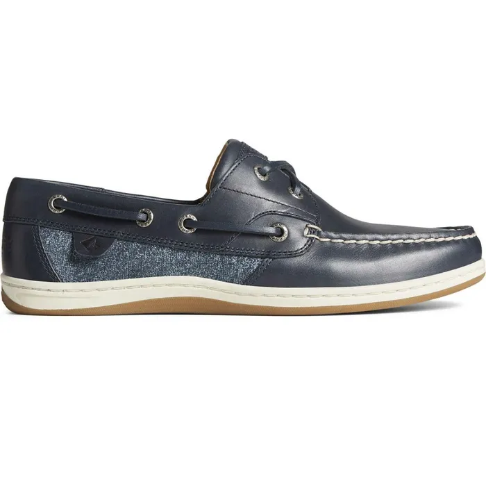 Boat Shoes Women Sperry Koifish Textured Stripe Boat Shoe Navy