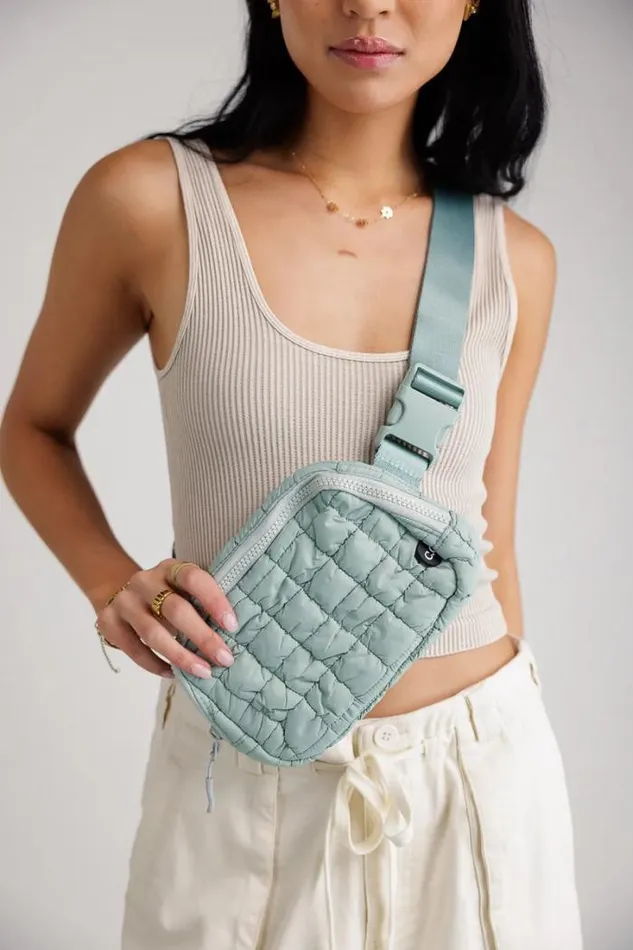 Bohme Bags Nylah Quilted Crossbody In Sage Sage 8211 Women Bohme Bags Nylah Quilted Crossbody In Sage Sage 8211 Women