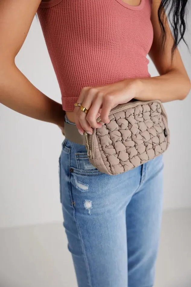 Bohme Bags Nylah Quilted Crossbody In Taupe Taupe 8211 Women Bohme Bags Nylah Quilted Crossbody In Taupe Taupe 8211 Women