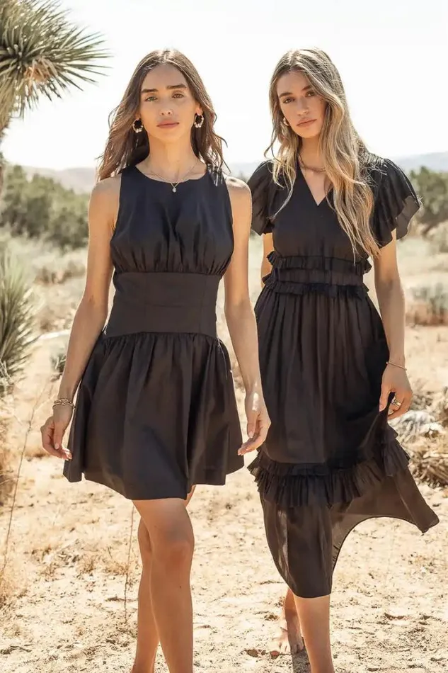 Bohme Dresses Anabella Mini Dress 8211 FINAL SALE Black 8211 Women
