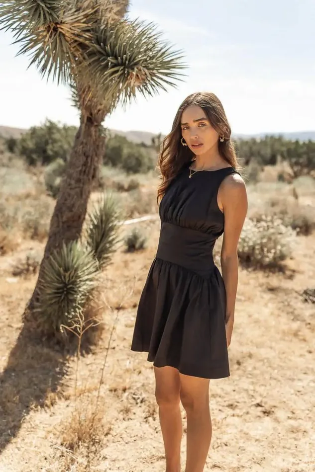 Bohme Dresses Anabella Mini Dress 8211 FINAL SALE Black 8211 Women Bohme Dresses Anabella Mini Dress 8211 FINAL SALE Black 8211 Women