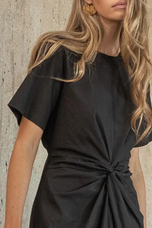 Bohme Dresses Dakota Midi Dress In Black 8211 Final Sale Black 8211 Women Bohme Dresses Dakota Midi Dress In Black 8211 Final Sale Black 8211 Women