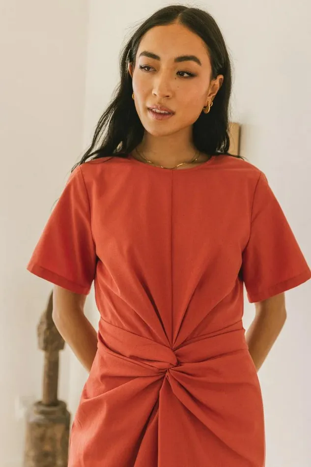 Bohme Dresses Dakota Midi Dress In Red 8211 FINAL SALE Red 8211 Women Bohme Dresses Dakota Midi Dress In Red 8211 FINAL SALE Red 8211 Women