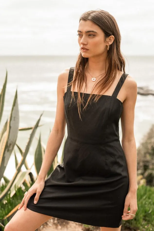 Bohme Dresses Ginny Mini Dress In Black 8211 FINAL SALE Black 8211 Women Bohme Dresses Ginny Mini Dress In Black 8211 FINAL SALE Black 8211 Women