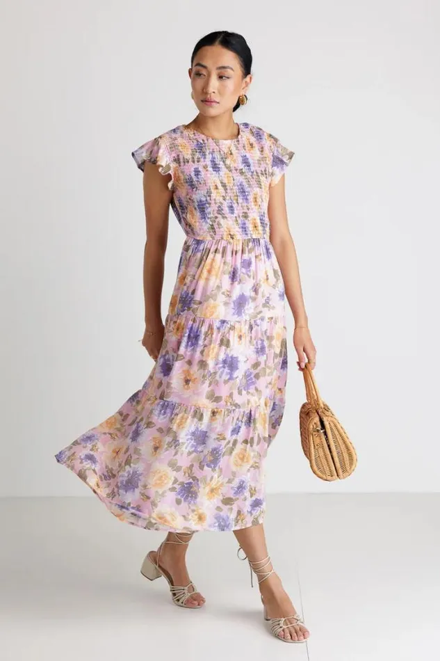 Bohme Dresses Here Comes The Sun Dress In Blush Blush 8211 Women