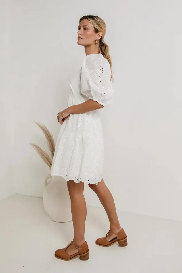 Bohme Dresses Jaime Eyelet Mini Dress In White White 8211 Women Bohme Dresses Jaime Eyelet Mini Dress In White White 8211 Women