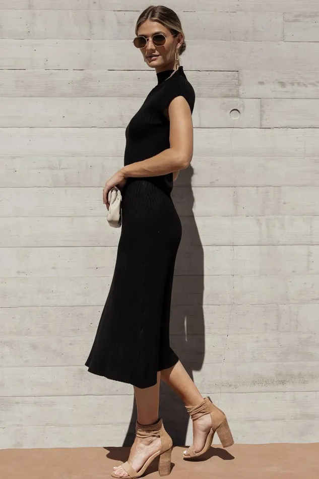 Bohme Dresses Kimi Bodycon Dress In Black 8211 FINAL SALE Black 8211 Women Bohme Dresses Kimi Bodycon Dress In Black 8211 FINAL SALE Black 8211 Women
