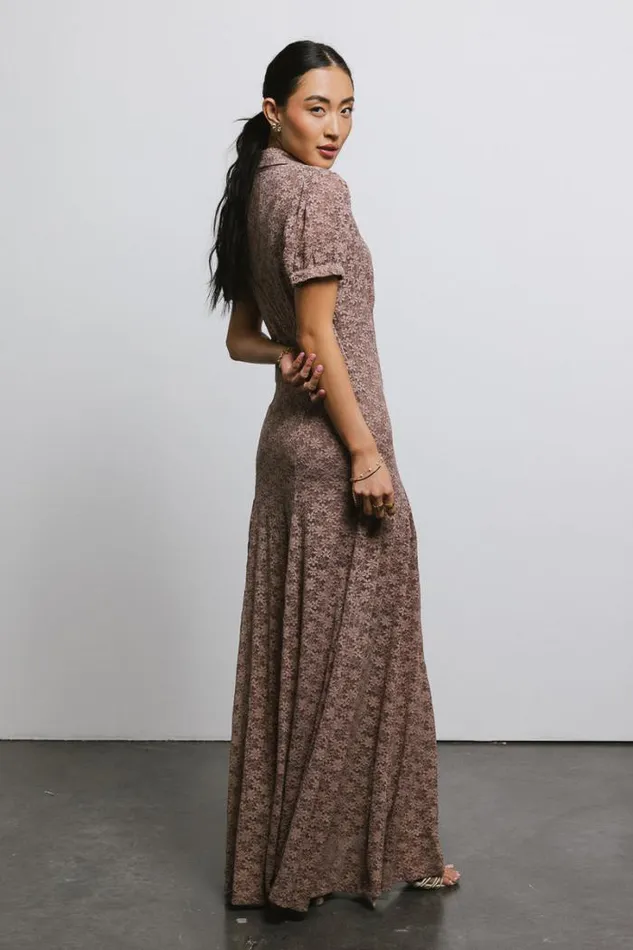 Bohme Dresses Lace Button Up Dress In Mocha Mocha 8211 Women Bohme Dresses Lace Button Up Dress In Mocha Mocha 8211 Women