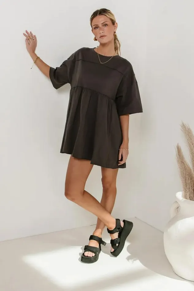 Bohme Dresses Lennox Mini Dress In Grey Grey 8211 Women