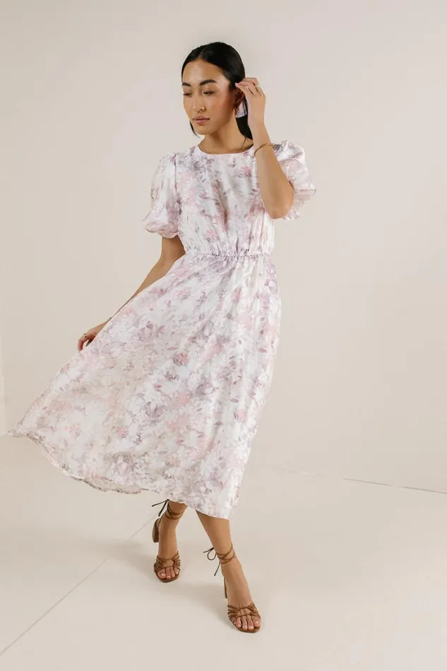 Bohme Dresses Pretty In Pink Midi Dress Pink 8211 Women