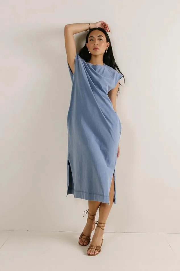 Bohme Dresses Shelese TShirt Dress In Blue Blue 8211 Women