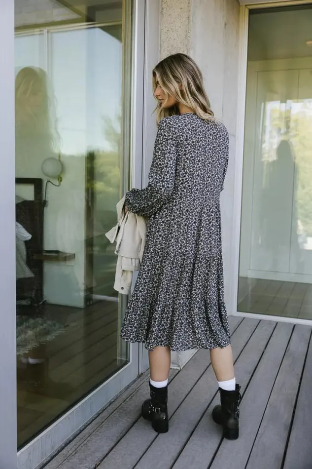 Bohme Dresses Verona Floral Midi Dress Blue 8211 Women Bohme Dresses Verona Floral Midi Dress Blue 8211 Women