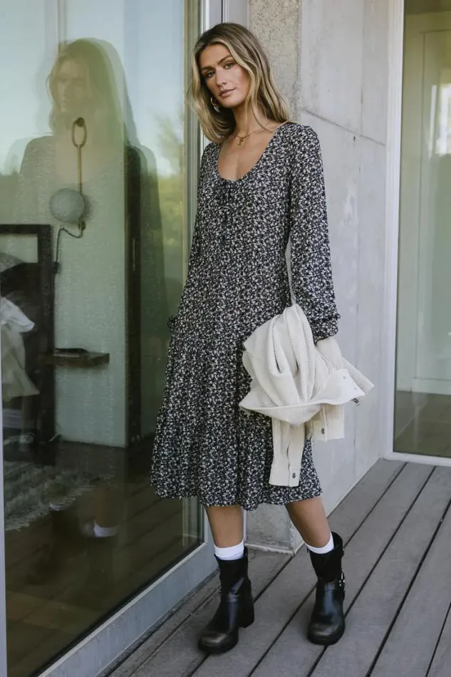 Bohme Dresses Verona Floral Midi Dress Blue 8211 Women Bohme Dresses Verona Floral Midi Dress Blue 8211 Women