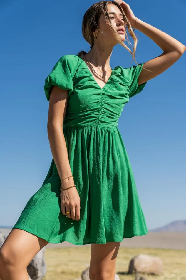 Bohme Dresses Yani Mini Dress In Green Green 8211 Women