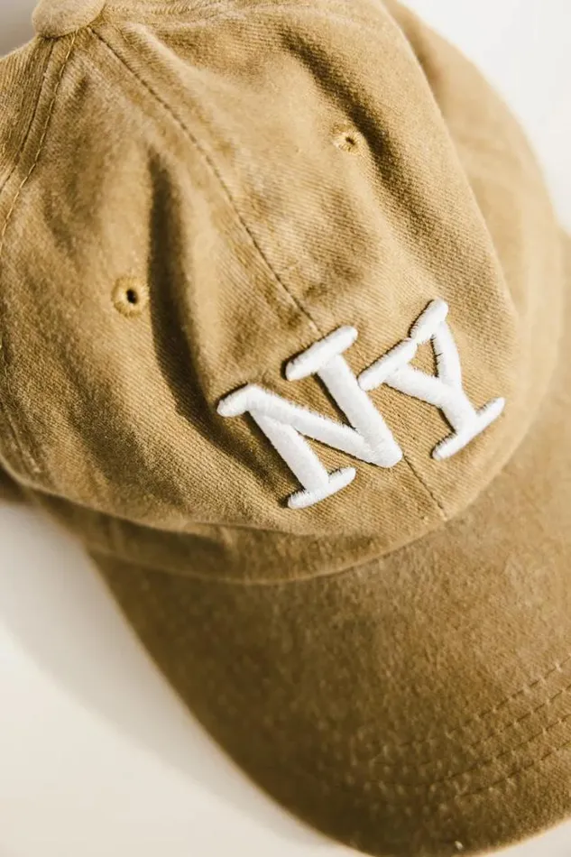 Bohme Hats and Caps NY Baseball Cap In Khaki Khaki 8211 Women Bohme Hats and Caps NY Baseball Cap In Khaki Khaki 8211 Women