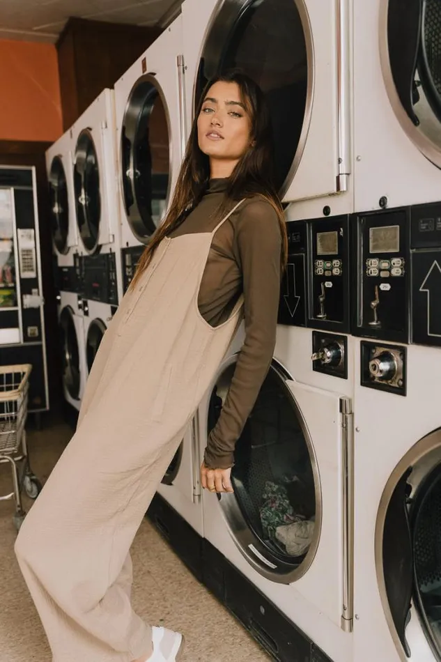 Bohme Jumpsuits and Overalls Mackenzie Jumpsuit In Tan Tan 8211 Women