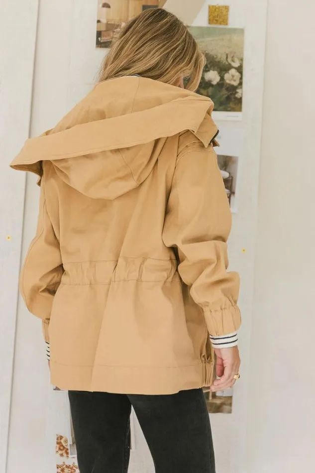 Bohme Outerwear Catherine Hooded Jacket Khaki 8211 Women