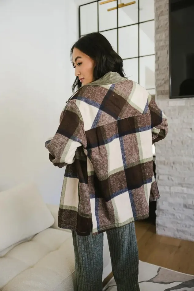 Bohme Outerwear Emma Plaid Shacket Sage 8211 Women Bohme Outerwear Emma Plaid Shacket Sage 8211 Women